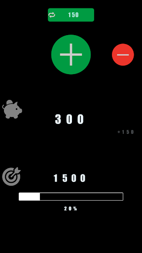 Simple piggy bank goals Screen 3