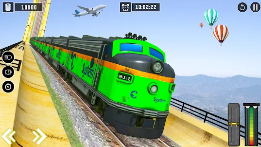 Train Stunt Mega Ramp Games