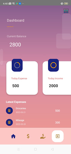 SignExpenseManager Screen 2