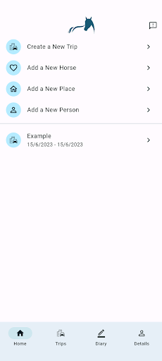 Android application My Horse Tracker screenshort