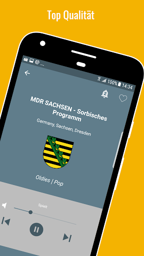 Android application Radiosender Sachsen screenshort