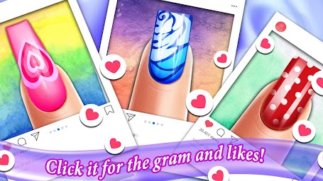 Nail Art Salon Girls Game