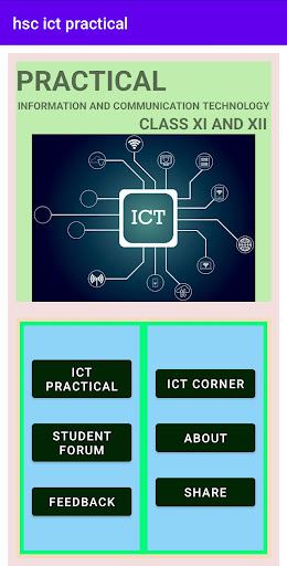 Android application HSC ICT PRACTICAL screenshort