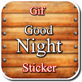 Gif Good Night Stickers icon