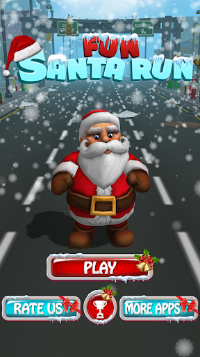 Android application Fun Santa Run-Christmas Runner screenshort