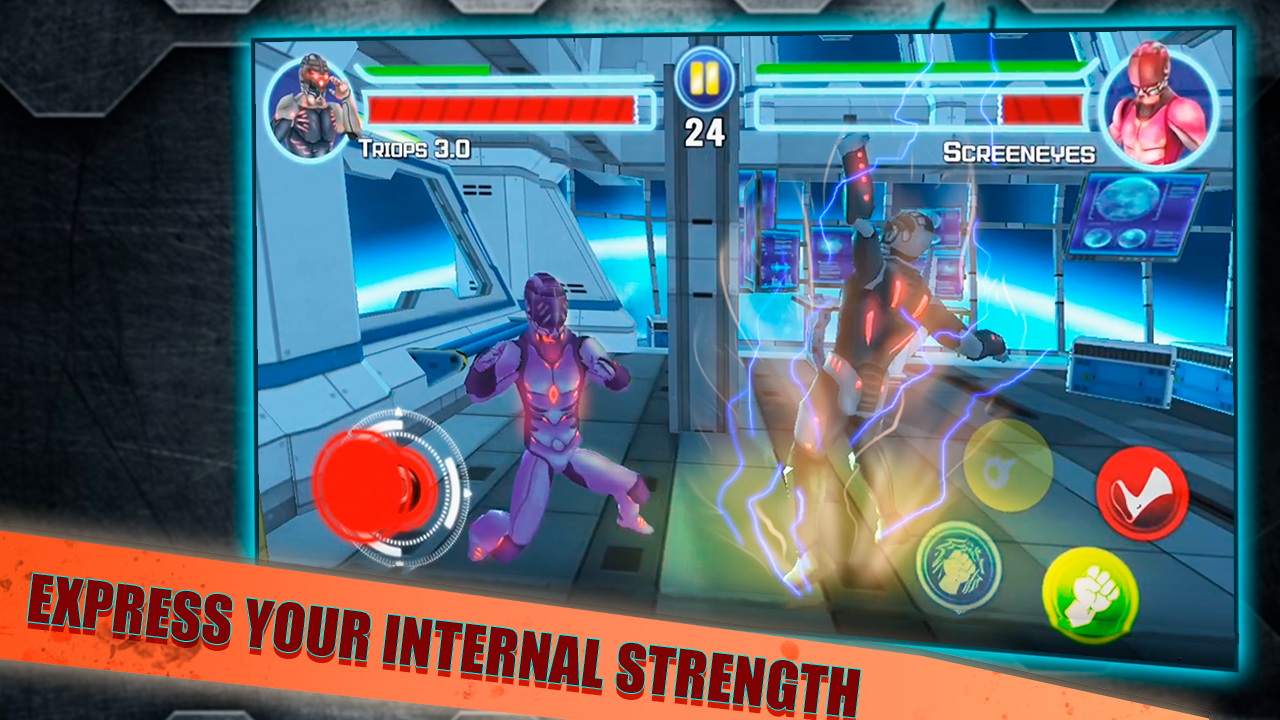 Android application Fighting Game Steel Fighters screenshort