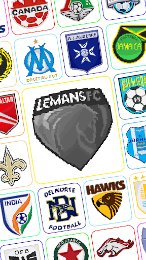 Football Logo Pixel Art Screen 2