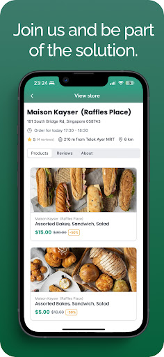Just Dabao Food Saving App