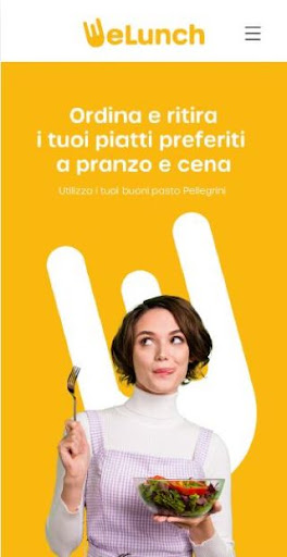Android application WeLunch Esercenti screenshort