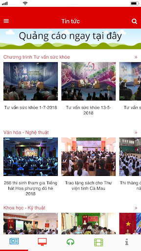 CTV Online - Đài Phát thanh và Screen 2