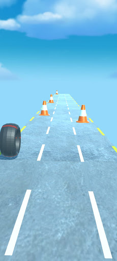 Android application Roll Tire 3D screenshort