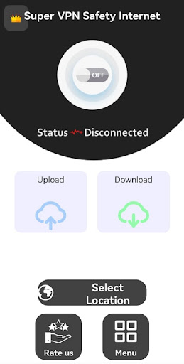 Android application Super VPN Safety Internet screenshort