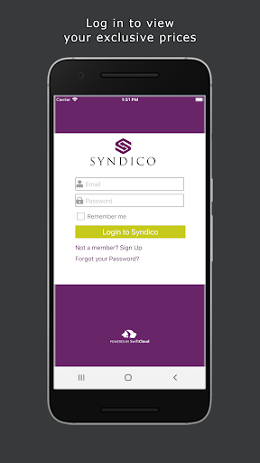 Android application Syndico screenshort