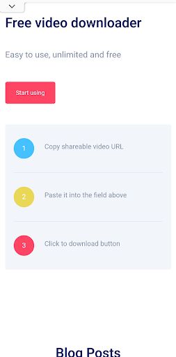 TualGet Video Downloader Screen 2