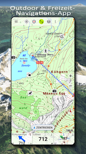 Android application German Topo Maps screenshort