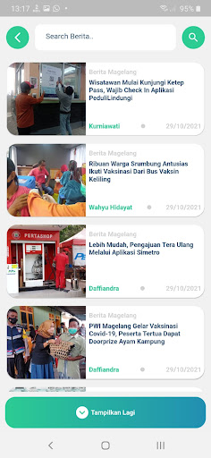 Android application Jelajah Magelang screenshort