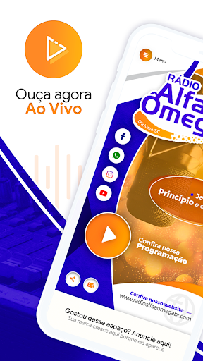 Android application Rádio Alfa e Ômega screenshort