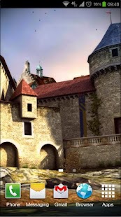 قلعة 3D برو خلفية حية لقطة الشاشة