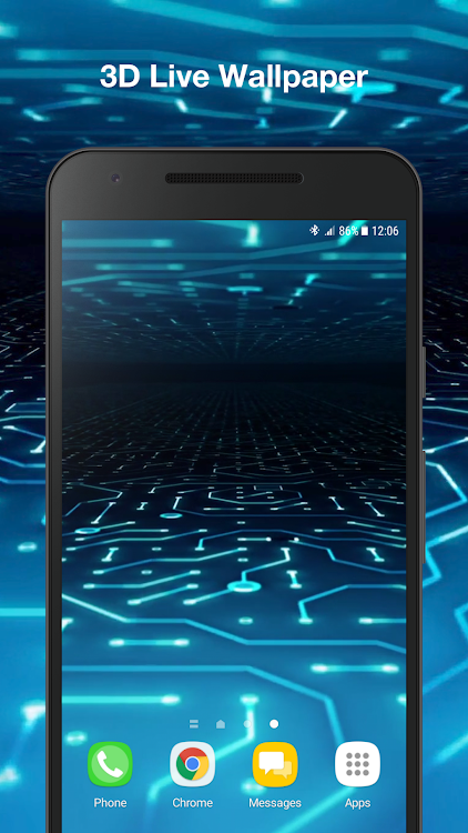 Circuit Board Live Wallpaper - 2.4 - (Android)