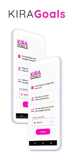 Android application KiraGoals: Financial Goals screenshort