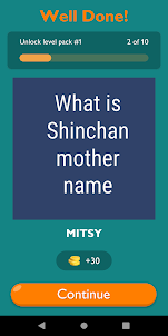 Shinchan Quiz Game