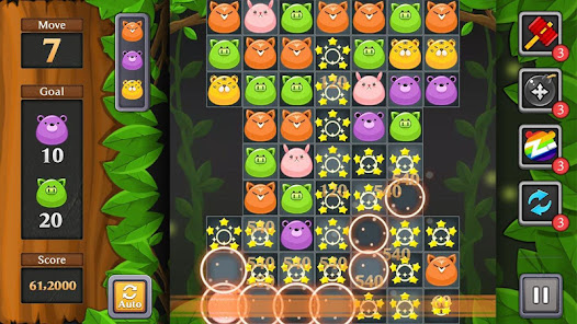 Screenshot 2 Jungle Match Puzzle android