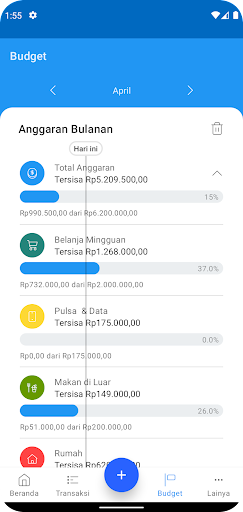 BudgetIn (Pencatat Anggaran) Screen 3