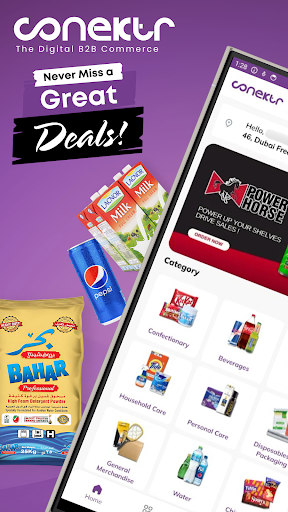 Conektr Business – B2B Grocery Screenshot 1 - AppWisp.com