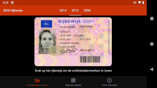 RDW Rijbewijs Screen 2