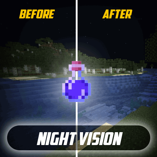 Night Vision Addons for MCPE