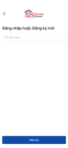 Android application SCCK - Siêu Chợ Cơ Khí screenshort