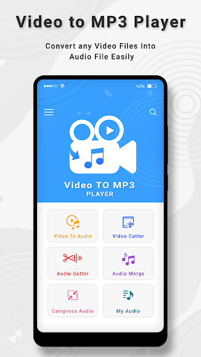 Android application Video to MP3 Converter screenshort