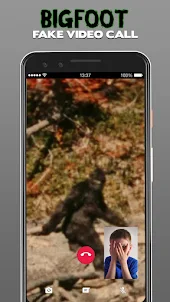 Bigfoot Prank Video Call