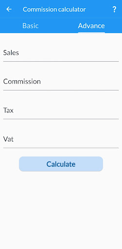 Commission Calculator Screen 2