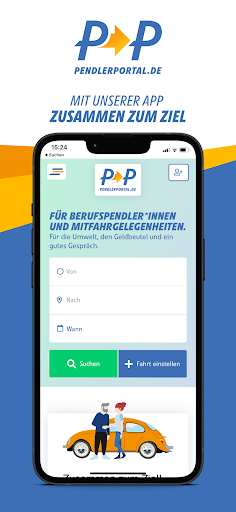 Android application Pendlerportal Fahrgemeinschaft screenshort