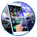Cover Image of Download Blue Car Water Ripple LWP  APK