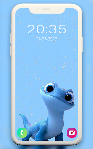 Blue Wallpaper Screen 3