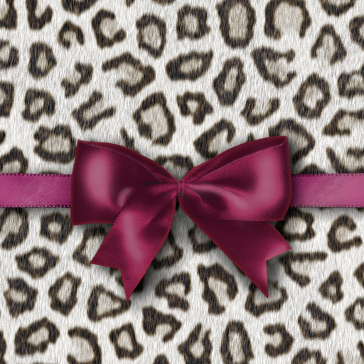 Fashion Theme Leopard & Ribbon  Icon