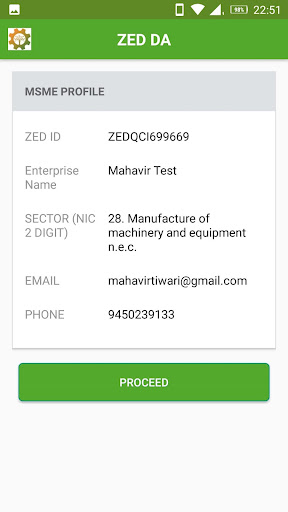 ZED Desktop Assessment(Evidenc Screen 2