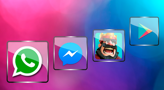 Glass Icon Pack Nova/APEX/ADW change icons Screenshot