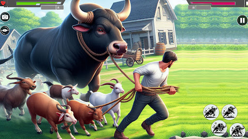 Scary Cow Rampage Animal Games Screen 3