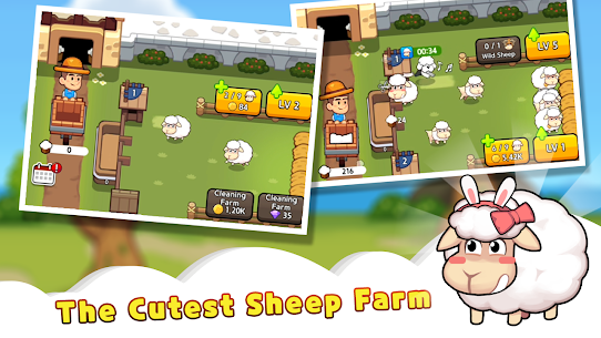 Sheep Farm MOD APK: Idle Games & Tycoon (Unlimited Diamonds) 1