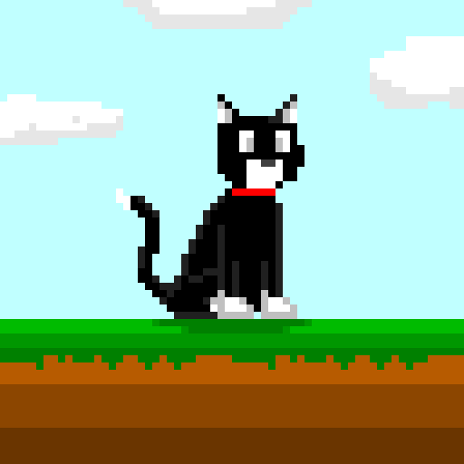 Fly cat logo