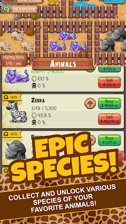 Game screenshot Idle Tap Zoo: Tap, Build & Upg hack