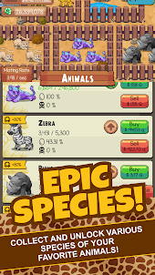 Idle Tap Zoo: Tap, Build & Upg
