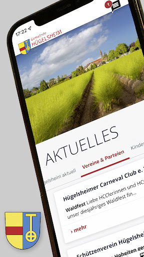 Android application RegioApp Hügelsheim screenshort