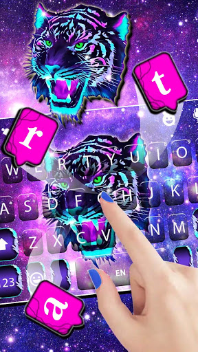 Galaxy Tiger Keyboard Backgrou Screen 2