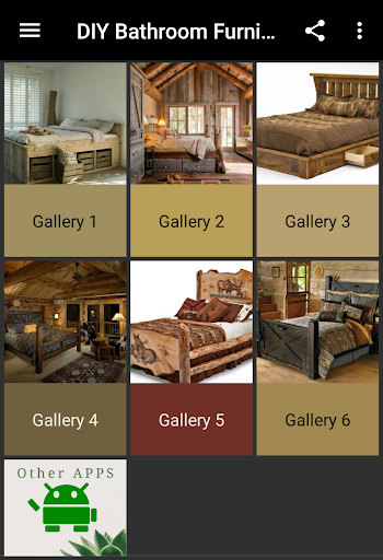 Android application DIY Bedroom screenshort