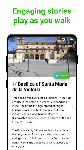 Malaga Tour Guide:SmartGuide Screen 3