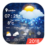 2018 Live Weather Clock and Widget icon